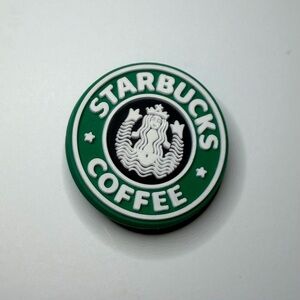 Starbucks Green and White Logo Jibbitz Charm
